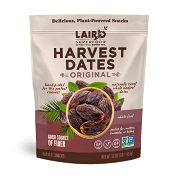 Laird Superfood Harvest Dates Vegan Snack 100% Organic