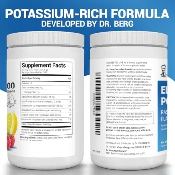 Dr. Berg Keto Electrolyte Powder - 1000 mg Potassium, 100 Servings