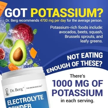 Dr. Berg Keto Electrolyte Powder - 1000 mg Potassium, 100 Servings