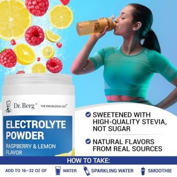 Dr. Berg Keto Electrolyte Powder - 1000 mg Potassium, 100 Servings