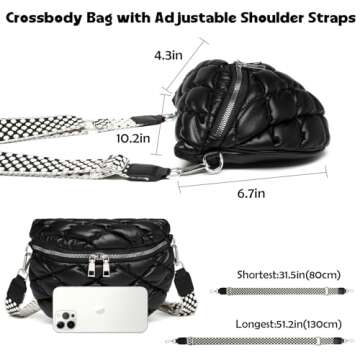 Eslcorri Crossbody Bag - Stylish Vegan Leather Purse