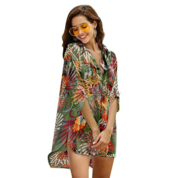 Ekouaer Stylish Women's Beach Cover Up for Summer Fun