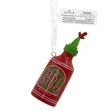 Hallmark Hot Sauce Christmas Ornament Spicy Holiday Gift