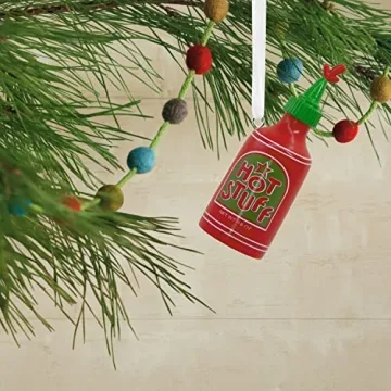 Hallmark Hot Sauce Christmas Ornament Spicy Holiday Gift