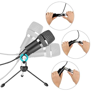 FIFINE K668 USB Microphone for Clear Audio Recording