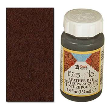 Restore Leather Easily with Tandy Eco-Flo Dye Bison Brown