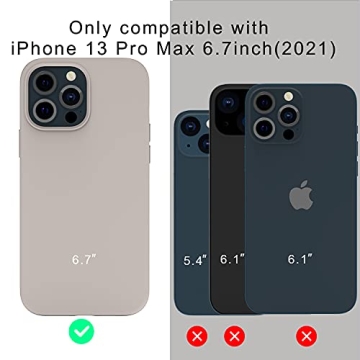 CUCELL iPhone 13 Pro Max Case | Liquid Silicone | Durable Protection | Slim Design