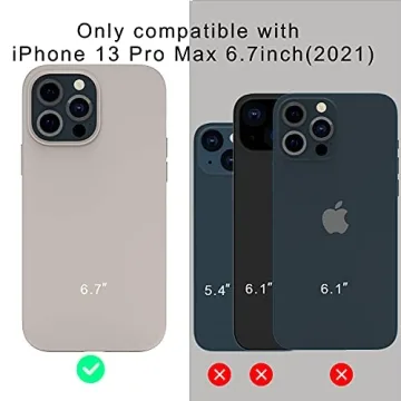 CUCELL iPhone 13 Pro Max Case | Liquid Silicone | Durable Protection | Slim Design