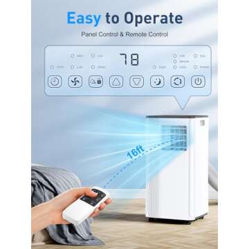 2025 Upgraded 10000 BTU Portable Air Conditioner