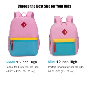 HawLander Toddler Girls' Backpack for Ages 3-7