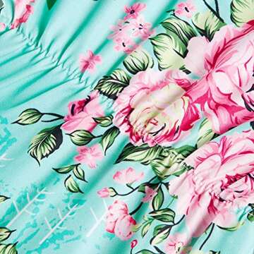 BFUSTYLE Flower Baby Girls Clothes 18-24 Months Rompers with Headband Baby Summer Outfit One-Piece Bodysuit