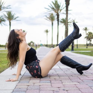 Pasuot Western Cowboy Boots for Women - Stylish & Comfortable