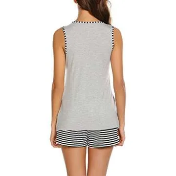 Stylish Ekouaer Maternity Pajamas Set for Comfort