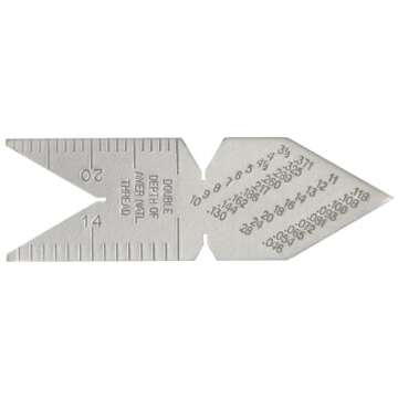 Mitutoyo 950-201 High Precision Center Gage for Accurate 60° Threads