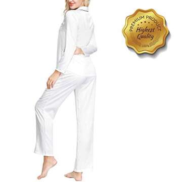 INK+IVY Satin Pajama Set, Soft Sleepwear for Women