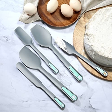 Eco-Friendly 5-Piece Silicone Spatula Set for Cooking