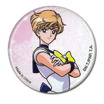 Great Eastern Entertainment Sailor Moon Uranus Button, 1.25" - Collectible Quality