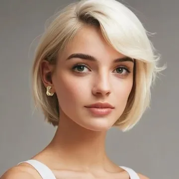 Small Chunky Gold Hoop Earrings For Women, 14k Gold Thick statement huggie hoop earrings Trendy Hoop Earrings Set Hypoallergenic Fashion Earrings (X-Gold 4)