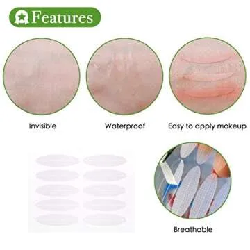 200 Pairs Natural Invisible Eyelid Tape for Instant Lift