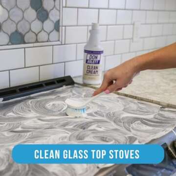 Don Aslett Clean Cream - Powerful Multi-Surface Cleaning Solution (32 Oz, Pack of 2)