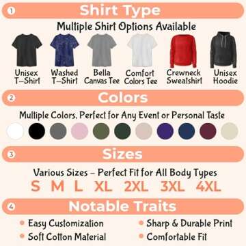 Mit & Mia Personalized Shirt Bootleg Rap Tee Shirt Custom Sweatshirts for Women Custom Crewneck Shirts for Boyfriend Girlfriend Vintage Face Shirt Gift for Valentines Halloween Christmas