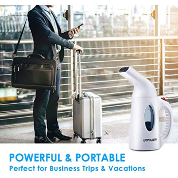 URPOWER Steamer for Clothes Steamer, Portable Handheld Garment Fabric Steamer Fast Heat-up Powerful Clothes Steamer with High Capacity for Home and Travel - Not for Abroad