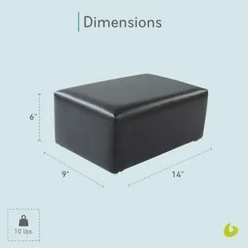 Balanced Body Moon Box, Pilates Box for Reformer, Wall Tower, or Floor Workouts, Pilates Workout Equipment for Home Gym or Studio Use, Black