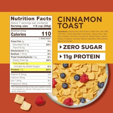 Catalina Crunch Low Carb Variety Pack - Healthy Breakfast Cereal