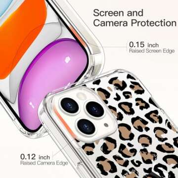 Chic ICEDIO iPhone 11 Pro Floral Case with Protector