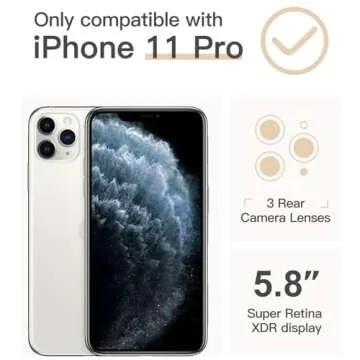 Chic ICEDIO iPhone 11 Pro Floral Case with Protector