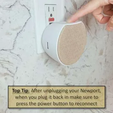 OC Acoustic Newport Plug-in Bluetooth Speaker with Charging