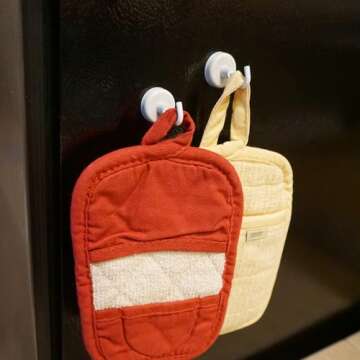 Master Magnetics White Magnetic Hook Set - 1" Diameter, 1.5" Height, 9 Pound Pull, Pack of 8, MHHH9X8