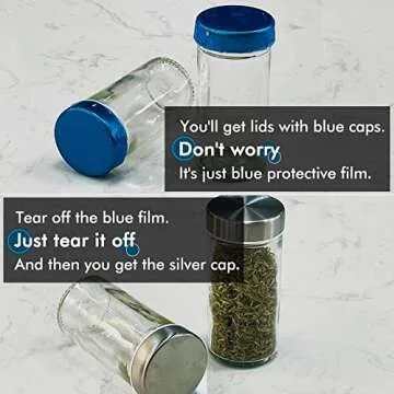 Baker Boutique Spice Rack, Spice Rack Organizer for Countertop, Empty 20-Jars Rotating Spice Rack, Spinning Spice Rack Shelf, Revolving Spice Rack for Kitchen (Black)