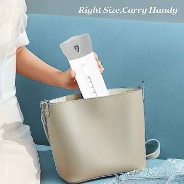 Harewu Portable Travel Liquid Dispenser Container for Toiletries