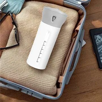 Harewu Portable Travel Liquid Dispenser Container for Toiletries