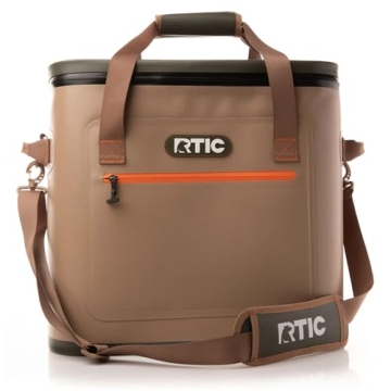 RTIC Soft Cooler 40 Can, Insulated Bag Portable Ice Chest Box for Lunch, Beach, Drink, Beverage, Tra...
