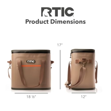 RTIC Soft Cooler 40 Can for Beach, Travel & Camping