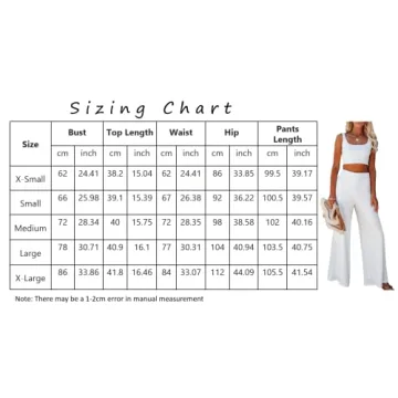 Onedreamer Women's 2 Piece Ribbed Knit Outfits for Comfort