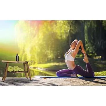 EcoDecors, 28 inch, Brown, Teak Shower Bench, Teak Bench Shower, Teak Shower Bench for Inside Shower...