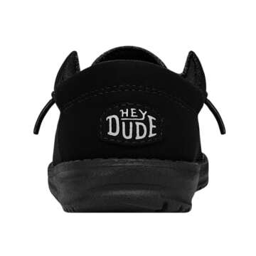 Hey Dude Boy's Wally-Toddler Funk Mono Shade Size 8 | Youth's Shoes | Youth Slip-on Loafers | Comfortable & Light-Weight