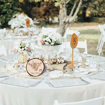 Natural Wood Slices 20Pcs for Creative DIY Crafts