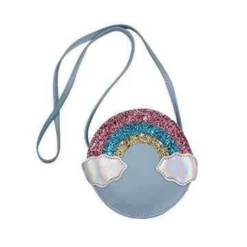Cute Rainbow Crossbody Purse for Toddler Girls