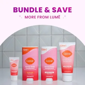Lume Solid Deodorant - 72 Hour Odor Control, Fragrance Free