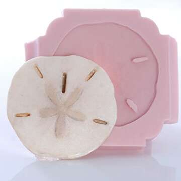 Sand Dollar Silicone Mold for Crafts and Baking