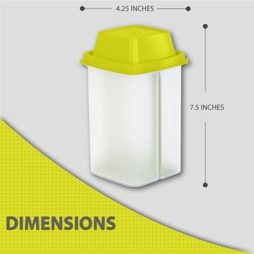 Home-X Pickle Container with Strainer for Mess-Free Food Storage