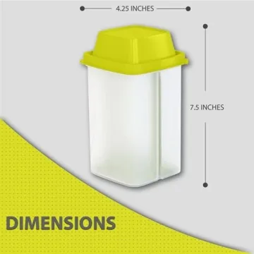 Home-X Pickle Container with Strainer for Mess-Free Food Storage