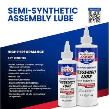 Lucas Oil High Performance Assembly Lube 8 Oz - Protects Engines