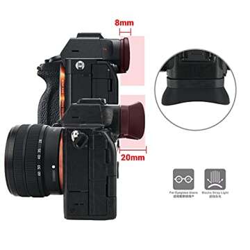 Comfortable Soft Silicon Viewfinder Eyecup for Sony Alpha Cameras