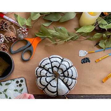 Elanze Designs Classic White 6 inch Resin Harvest Decorative Pumpkins Pack of 4