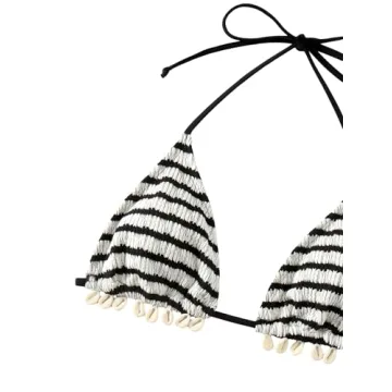 MakeMeChic Women's Adjustable Triangle Bikini Set